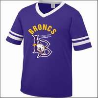 Lakin Middle School Sleeve Stripe Jersey Tee