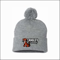 Langley Elementary Pom Beanie