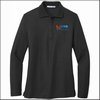 LAUSD Behavior Support Staff Ladies Long Sleeve Silk Touch Polo