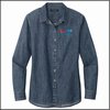 LAUSD ECSE Ladies Long Sleeve Denim Shirt