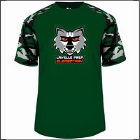 Lavelle Prep Elem Camo Sleeve Performance Tee