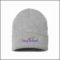 Lucy School Sustainable Rib Knit Cap