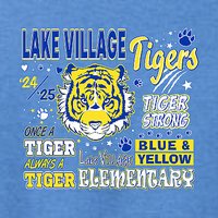 Lake Village Elem Ladies V-Neck Tee - Des. C