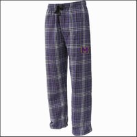 Monticello HS Plaid Flannel Pants - Des. A