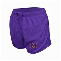 Monticello HS Ladies Solid Running Shorts - Des. A