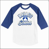 Nayaug Elementary 3/4 Sleeve Baseball T-Shirt