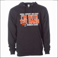 NCHS Bands Midweight Hooded Sweatshirt - Des. B