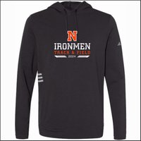 NCHS Track Field Adidas Lightweight Hooded Sweatshirt