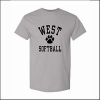 NCWHS Softball Softstyle T-shirt - Des. A