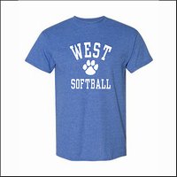 NCWHS Softball Softstyle T-shirt - Des. A