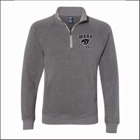 NCWHS Softball Tri-Blend 1/4 Zip Sweatshirt