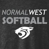 NCWHS Softball Long Sleeve Tri-Blend Tee - Des. C