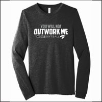 NCWHS Softball Long Sleeve Tri-Blend Tee - Des. H