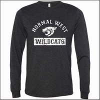 NCWHS Spiritwear Long Sleeve Tri-Blend T- Des. G