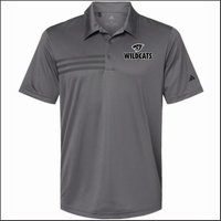 NCWHS Spiritwear Adidas Performance 3 Stripes Chest Polo