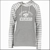 NCWHS Spiritwear Ladies Stripe Double Hood Pullover