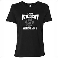 NCWHS Lady Wrestling Ladies Relaxed Jersey Tee