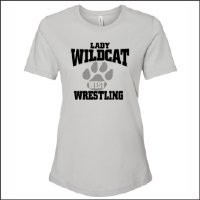 NCWHS Lady Wrestling Ladies Relaxed Jersey Tee