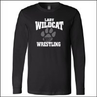 NCWHS Lady Wrestling Soft Jersey Long Sleeve Tee