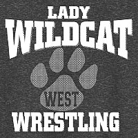 NCWHS Lady Wrestling Hooded Sweatshirt