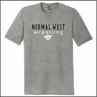 NCWHS Wrestling Tri-Blend T-shirt - Des. A