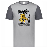 NCWHS Wrestling Vintage Game Day Ringer Tee - Des. B