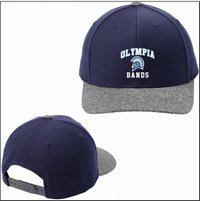 Olympia Bands Sport-Tek Curve Bill Snapback Cap