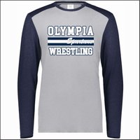 Olympia Wrestling Vintage Game Day Long Sleeve Shirt - Des. A