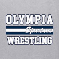 Olympia Wrestling Vintage Game Day Long Sleeve Shirt - Des. A