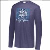 OMS Volleyball Tri-Blend Long Sleeve T-Shirt - Des. B