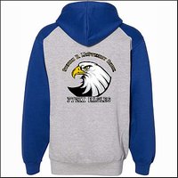 P721X High School Contrast Hooded Sweatshirt