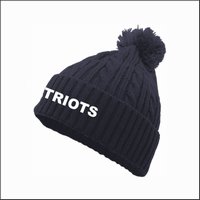 Perth Amboy Magnet School Cable Knit Pom Beanie