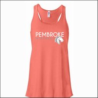 Pembroke Elem VA Ladies Flowy Tank - Des. B