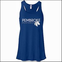 Pembroke Elem VA Ladies Flowy Tank - Des. B