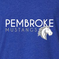 Pembroke Elem VA Vintage Football T-Shirt - Des. B