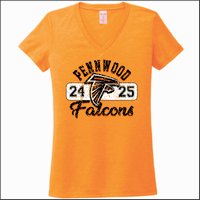 Pennwood MS Ladies V-Neck Tee - Des. C