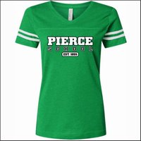 Pierce School Ladies Vintage Football Tee