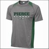 Pierce School Colorblock Heather Performance Tee