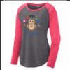 PS 264 Ladies Triblend Long Sleeve Raglan Tee