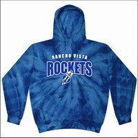 Rancho Vista Elem Tie Dye Hooded Sweatshirt