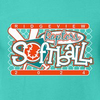 Ridgeview Elementary Softball Soft Jersey Short Sleeve Tee