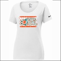 Ridgeview Elementary Softball Ladies Nike Dri-Fit Tee 