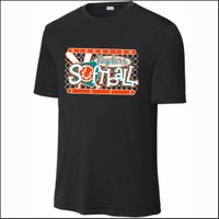 Ridgeview Elementary Softball Performance T-shirt