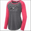 Unit 5 Early Learning Ladies Triblend Long Sleeve Raglan Tee