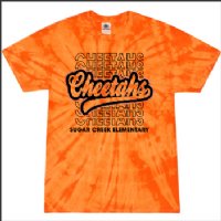 Sugar Creek Elementary Tie Dye Shirt - Des. A