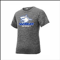 Sheridan Elementary Electric Heather Performance Tee