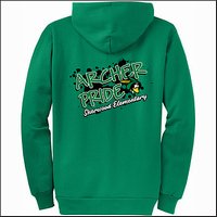 Sherwood Elem Full Zip Hooded Sweatshirt- Des. A