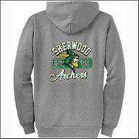 Sherwood Elem Full Zip Hooded Sweatshirt- Des. B