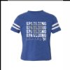 Spaulding ECC Toddler Vintage Football Tee - Des. B