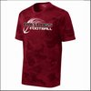 Spiro Bulldogs Football Camo Hex Performance Tee